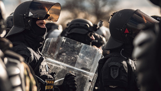 Vojenští policisté vedli kurz ke zvládání davu. Taktiky demonstrantů se mění, nově používají drony i výbušniny