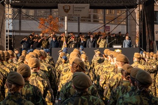 Studenti Univerzity obrany složili vojenskou přísahu