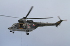 Sumava Mountains SAR exercise - W-3A helicopter

