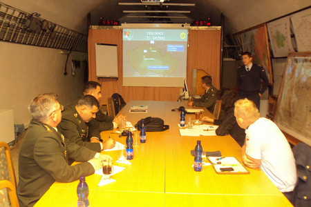 LTC Kubicek briefed the delegation on structure and capabilities of the Liberec´s 31st Brigade