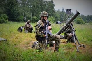 Vojáci z Přáslavic se připravují do Lotyšska