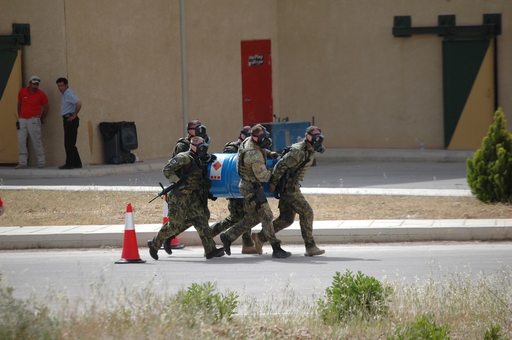 Czech team fulfilling one of the disciplines
