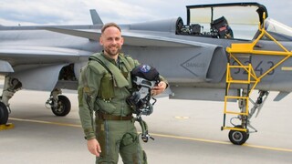 Novým display pilotem gripenu je kapitán Ratz, nalétal na něm už cca 450 hodin