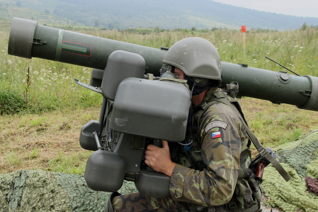 Operator of the air defence missile system RBS-70