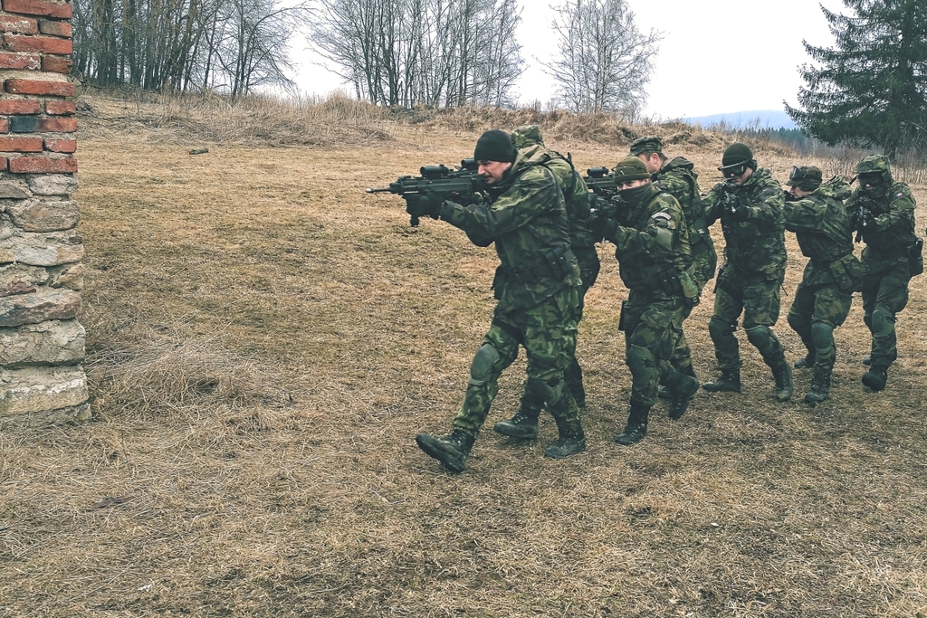 Soldiers in tactical drills (1)