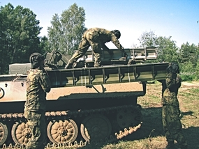 Do výcviku strakonických rakeťáků se zapojila i mladá krev z Univerzity obrany