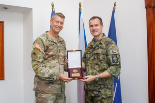 Generál Řehka se setkal s velitelem Národní gardy Spojených států 