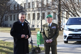 Ostravští záložníci vyhodnotili loňský rok, poté převzali trojici terénních vozidel