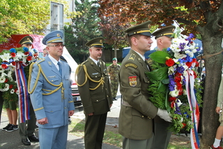 Záložníci uctili svého patrona štábního kapitána Morávka