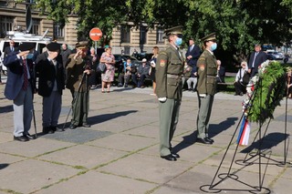 The award ceremony was preceded by a remembrance ceremony at the Memorial to the Czechoslovak Foreign Soldiers, Participants in World War II. 