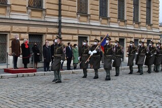 Official welcome at the Ministry of Defence 