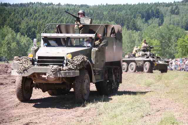 Historical equipment of US Army from WW II