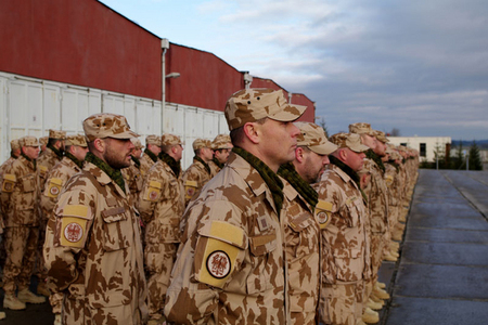 A unit ready to be deployed to Afghanistan in 2012