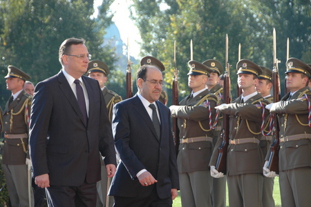 Czech and Iraqi prime ministers