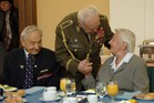 Brigadier General Miroslav Masopust greets with 1st Lieutenant Emilie Repikova