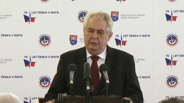 The Supreme Commander of the armed forces and President of the CR, Milos Zeman, opens the conference