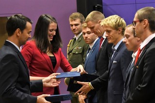 Sportovci Dukly byli oceněni za zisk sto sedmi medailí z letních šampionátů 