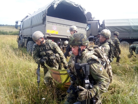 Vojáci z 11. strážní roty se na Libavé připravovali na misi do Afghánistánu