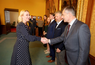 Ministryně obrany ocenila sportovce ASC Dukla za reprezentaci na zimní olympiádě v Pekingu