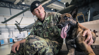 Nejlepším armádním psovodem je vojenský policista Pavel Petr 