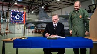 Premiér Petr Fiala v Čáslavi: I díky armádě jsme platným členem NATO a aktivně přispíváme ke kolektivní obraně