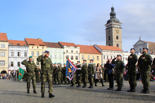 V Českých Budějovicích oslavili 15. výročí pěší roty aktivní zálohy