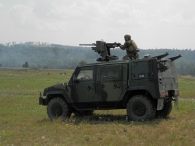 11. strážní rota BAF cvičila ve vojenském prostoru Libavá