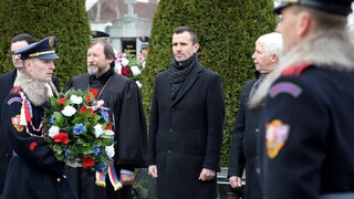 V Lánech si dnes na vzpomínkové akci připomněli narození T. G. Masaryka