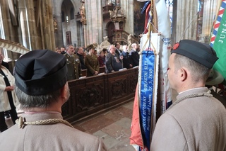 Generál Opata na zádušní mši připomněl čtením jmen oběti heydrichiády