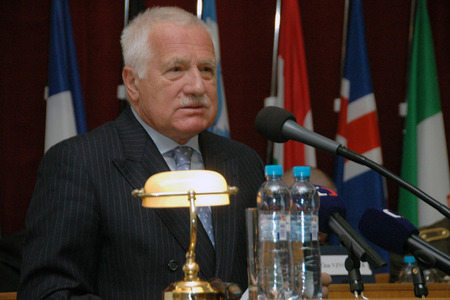 President of the Czech Republic Vaclav Klaus