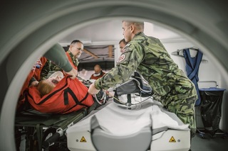 Ve vojenských nemocnicích se léčí ukrajinští vojáci z fronty i ti, kteří absolvují výcvik na Libavé