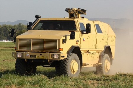 Dingo 2 CZ at the training ground