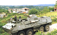 Armoured Personnel Carrier OT-64 Patrolling