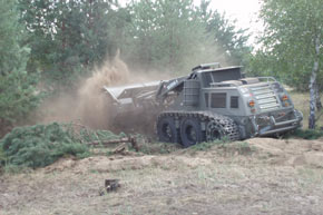 System can go through bushes/trees