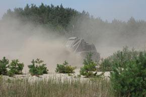 Demining in sandy terrain - 1