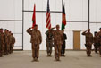 Colonels Schulc and Honzak during the hand-over ceremony