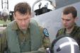 At the Čáslav Air Force Base - before departure to Belgium