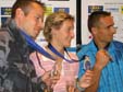 From the left: Tomas Janku, Barbora Spotakova, Roman Sebrle