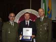 From the left: Major Zdeněk Kroutil, Juraj Galovec and Czech Defence Attaché Colonel Miroslav Bartoš