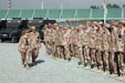 Minister Salutes Personnel of the Field Hospital