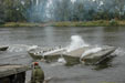 Pontoon part opened